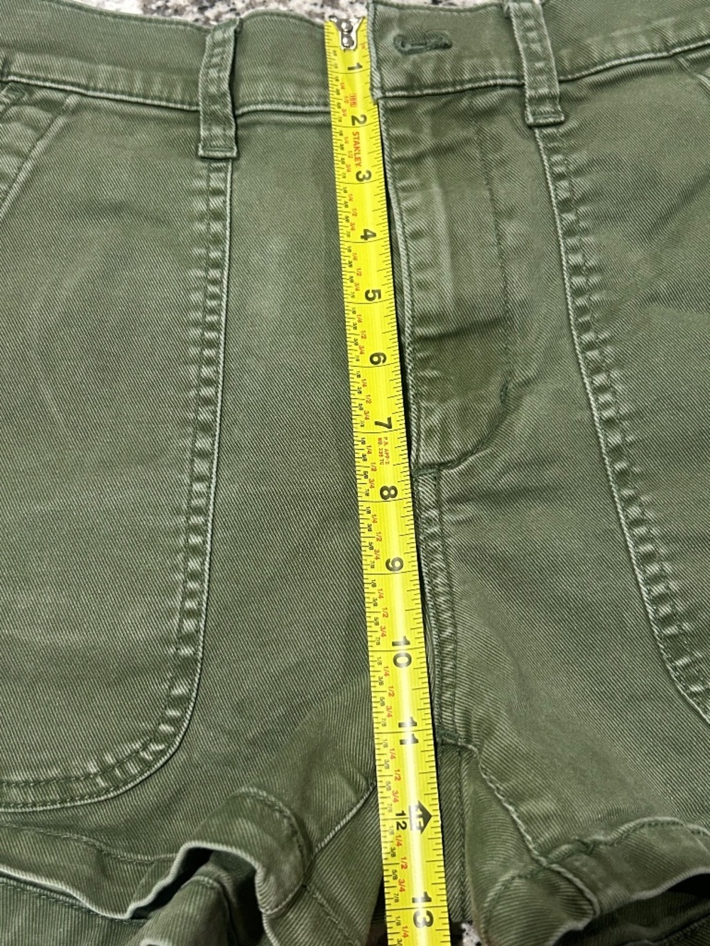 Madewell The Perfect Vintage Fatigue Short Style MC911 In Green - Picture 9 of 12
